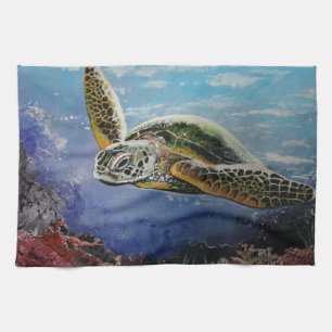 Linge De Cuisine Tortue de mer