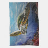 Linge De Cuisine Tortue de mer (Vertical)