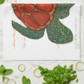 Linge De Cuisine Tortue de mer (Plié)