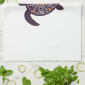 Linge De Cuisine Tortue de mer Halloween Toile d'araignée Citrouill (Plié)