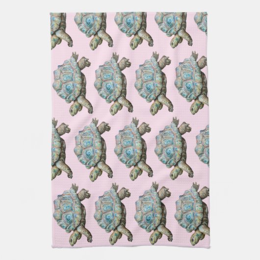 Linge De Cuisine Tortue grincheuse - (Vertical)