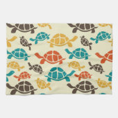 Linge De Cuisine Tortue multicolore (Horizontal)