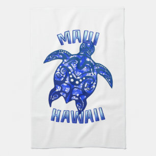 Linge De Cuisine Tortue tribale de vacances Maui Hawaii