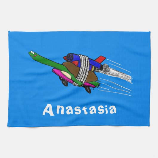 Linge De Cuisine Tortue volante (Horizontal)