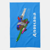 Linge De Cuisine Tortue volante (Vertical)