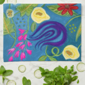 Linge De Cuisine Tossed Flowers tea towel (Plié)