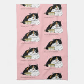 Linge De Cuisine Tôt le matin Faim Kitty (Vertical)