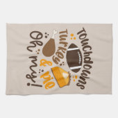 Linge De Cuisine Touchdowns Turquie & tarte | Oh, mon (Horizontal)