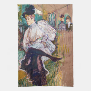Linge De Cuisine Toulouse-Lautrec - Jane Avril Dancing