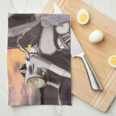 Linge De Cuisine Tour 2 de coucher du soleil (Quart Plié)