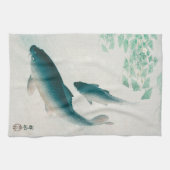 LINGE DE CUISINE TOUR À THÉ : OHARA KOSON : CARP/KOI 1926 (Horizontal)