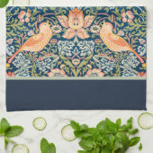 LINGE DE CUISINE TOUR À THÉ : WILLIAM MORRIS : STRAWBERRY THES (Plié)