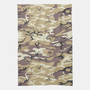 Linge De Cuisine Tour Camo Brown