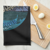 Linge De Cuisine Tour Canada Totem natif Pole Vancouver Tea Towel (Quart Plié)