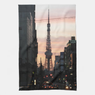 Linge De Cuisine Tour de Tokyo Sunrise 東 京 タ ワ ー 出 日
