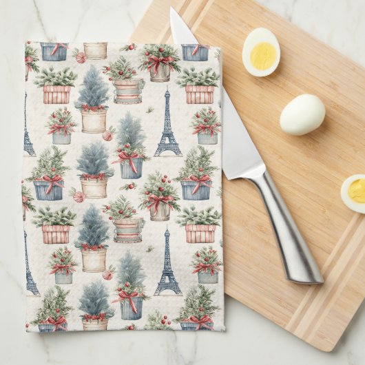Linge De Cuisine Tour Eiffel, Paris (Quart Plié)
