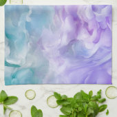 Linge De Cuisine Tourbillon de nuage bleu et violet (Plié)