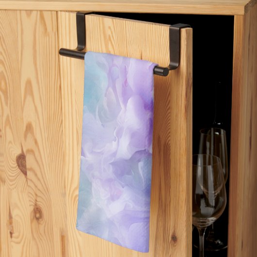 Linge De Cuisine Tourbillon de nuage bleu et violet (Pliage en tiers)