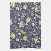 Linge De Cuisine Tourbillon floral (Vertical)