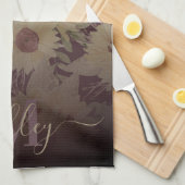 Linge De Cuisine Tournesol aquarelle (Quart Plié)