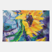 Linge De Cuisine Tournesol Blues Alaskan (Horizontal)