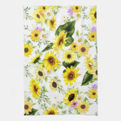 Linge De Cuisine Tournesol d'aquarelle 7 (Vertical)