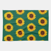 Linge De Cuisine Tournesol jaune vibrant en fleurs (Horizontal)