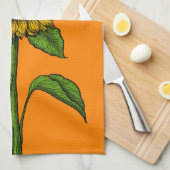 Linge De Cuisine Tournesol orange (Quart Plié)