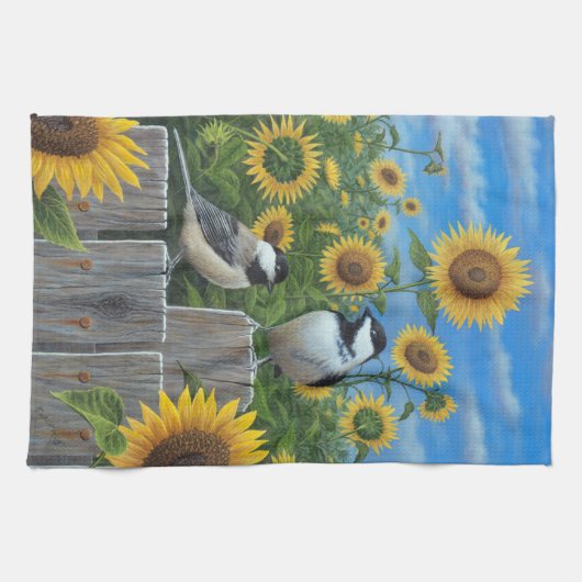 Linge De Cuisine Tournesols (Horizontal)