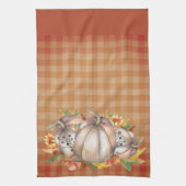 Linge De Cuisine Tournesols d'automne et Citrouilles de récolte (Vertical)
