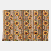 Linge De Cuisine Tournesols de campagne (Horizontal)