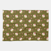 Linge De Cuisine Tours de cuisine avec gâteau à la cerise. (Horizontal)