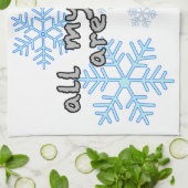 Linge De Cuisine Tous mes amis sont des flocons (Plié)