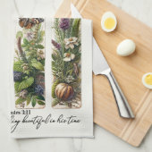 Linge De Cuisine Tout beau dans son temps botanique (Quart Plié)