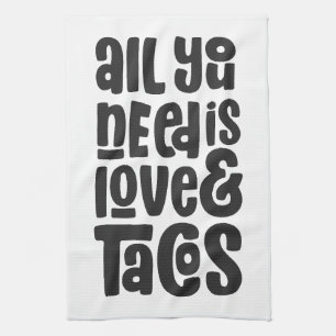 Linge De Cuisine Tout ce dont vous avez besoin est l'amour et les t
