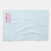 Linge De Cuisine Tout est meilleur à la grand-maman (Horizontal)