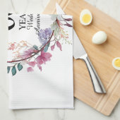 Linge De Cuisine Tout Mariage (60) Élégant Anniversaire Floral (Quart Plié)