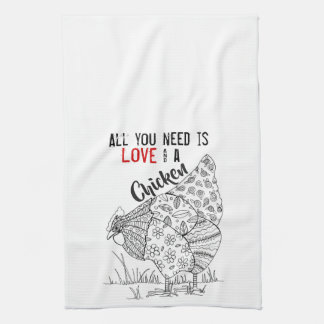 Linge De Cuisine Tout que vous avez besoin est amour et une