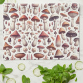 Linge De Cuisine Tout sur la conception de Motif de champignons (Plié)