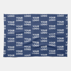 Linge De Cuisine Toute image ou logo d'entreprise bleu marine foncé