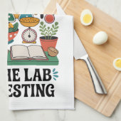 Linge De Cuisine Toute la nourriture doit partir (Quart Plié)