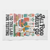 Linge De Cuisine Toute la nourriture doit partir (Horizontal)