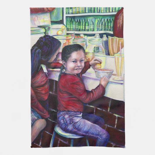 Linge De Cuisine Toutes les bonnes filles ont de la glace (Vertical)