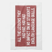 Linge De Cuisine Toutes les leçons qu'ils ont tirées n'ont eu aucun (Vertical)