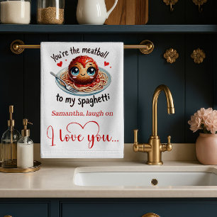 Linge De Cuisine Towel de cuisine drôle pour la Saint-Valentin Cade