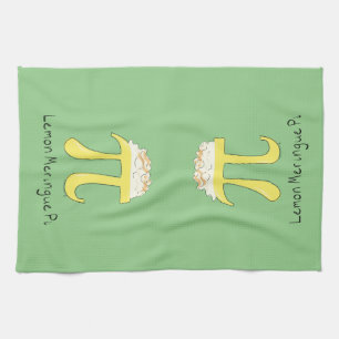 Linge De Cuisine Towel de cuisine en math mignon Pi Citron Meringue