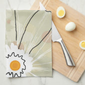 Linge De Cuisine Towel de cuisine en microfibre Fleurs Abstraites (Quart Plié)