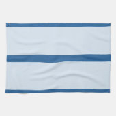 Linge De Cuisine Towel de cuisine rayé bleu foncé clair (Horizontal)