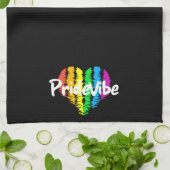 Linge De Cuisine Towel de cuisine Vibrant PrideVibe (Plié)