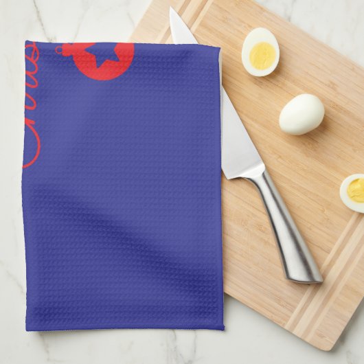 Linge De Cuisine towel with Christmas writing (Quart Plié)